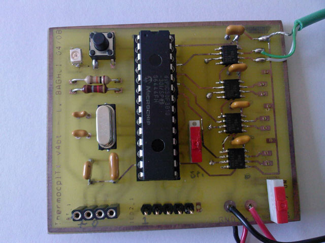 D�tail sur le dspic et les conditionneurs num�riques (MAX 6675) de thermocouple Type K